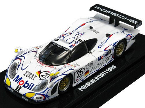 KYOSHO K06521D BEADS COLLECTION PORSCHE 911 GT1 1996 #25 LM 1/64 YELLOW 