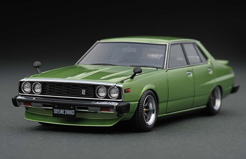 1/43 Ignition model Nissan Skyline 2000 GT-EL C210 Green