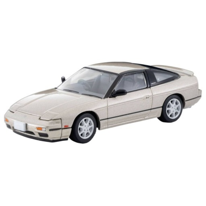 1/64 LV-N235c Nissan 180SX TYPE-II Special Selection Equipped Car (Yellowish Silver) 91 Model