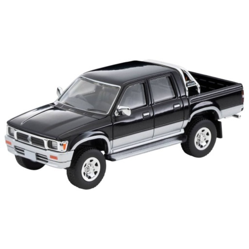1/64 LV-N255c Toyota Hilux 4WD Pickup Double Cab SSR-X Options Equipped Type (Black/Silver) '95 Model