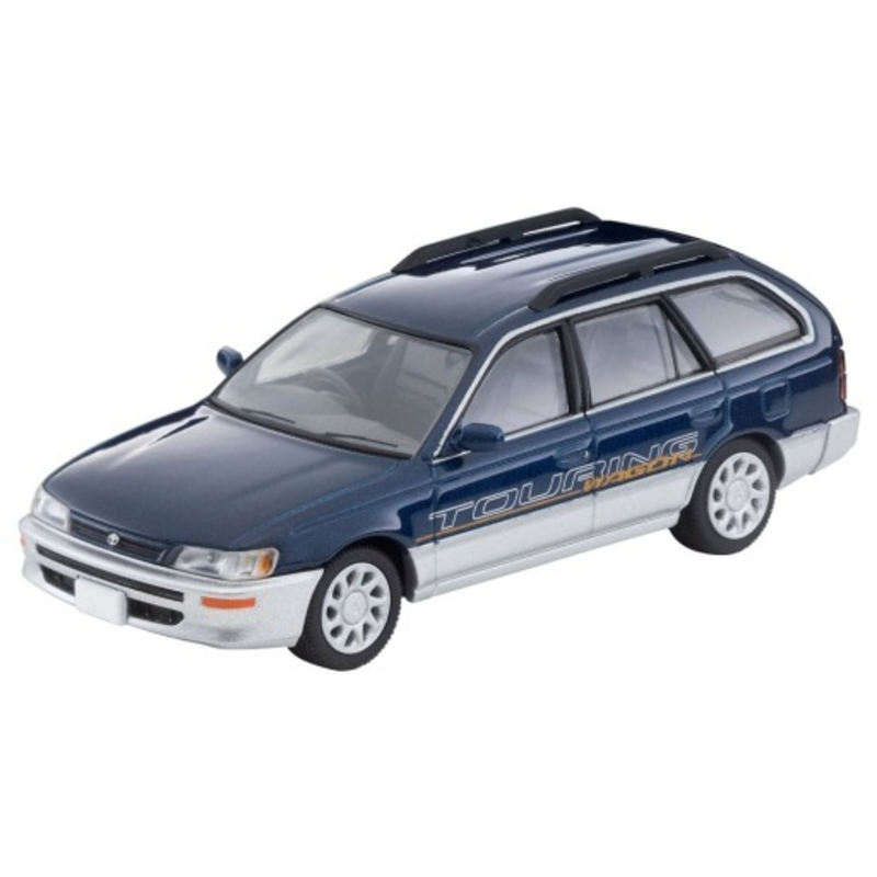 1/64 Tomica Limited Vintage NEO LV-N287a Toyota Corolla Wagon L Tooling Options Equipped Type (Blue/Silver) '96 Model