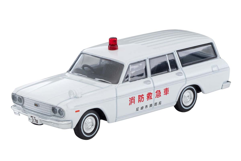 1/64 Tomica Limited Vintage LV-207a Toyopet Masterline Fire Ambulance (Amagasaki Fire Department) 66'