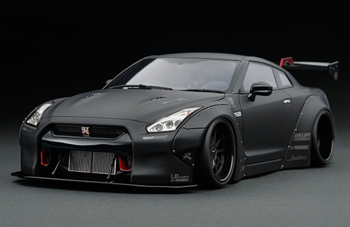 1/18 Ignition model LB-WORKS GT-R (R35) Matte Black [IG0693